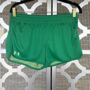 Under Armour Women's Vibrant Green Athletic Shorts